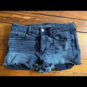 Women’s American Eagle High Rose Black Shortie
